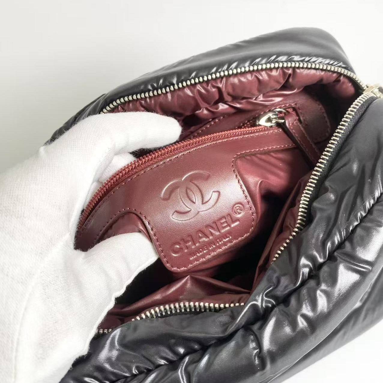 CHANEL コココクーン ナイロン ショルダーバッグ|14番台