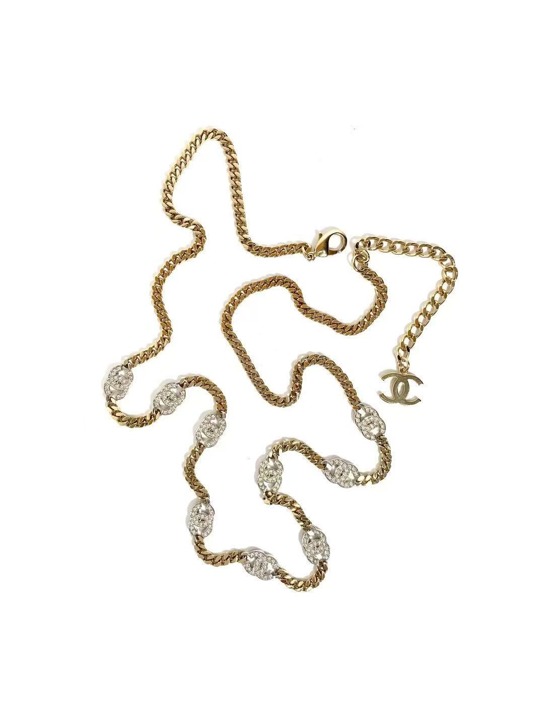 CHANEL 9logo ロングネックレス|21A