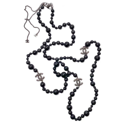 CHANEL Black Long Necklace | 10A