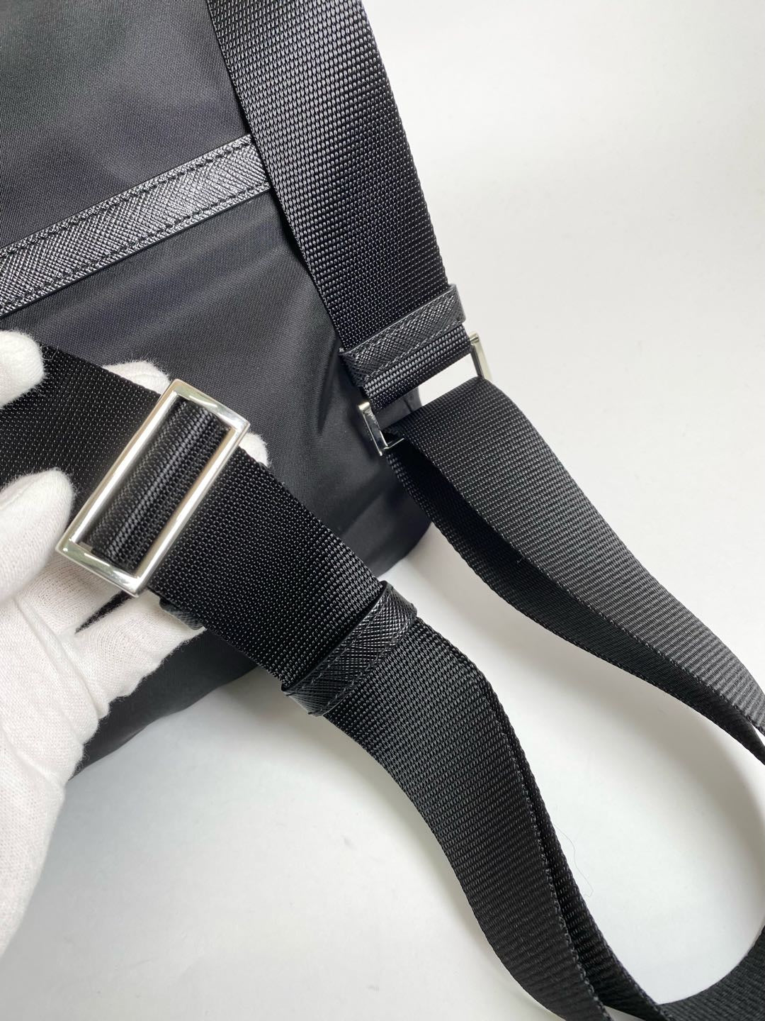 PRADA nylon shoulder bag