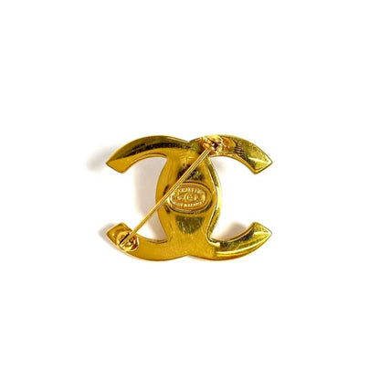 CHANEL Coco Mark Turnlock Brooch | 96P