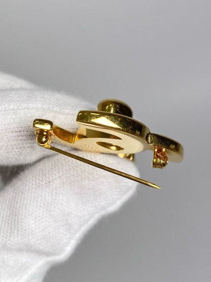 CHANEL Coco Mark Turnlock Brooch | 96P