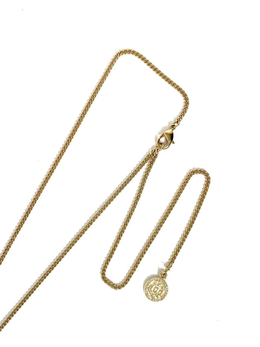 CHANEL 100th Anniversary Limited Edition Coco Mark Pendant Necklace | 14C