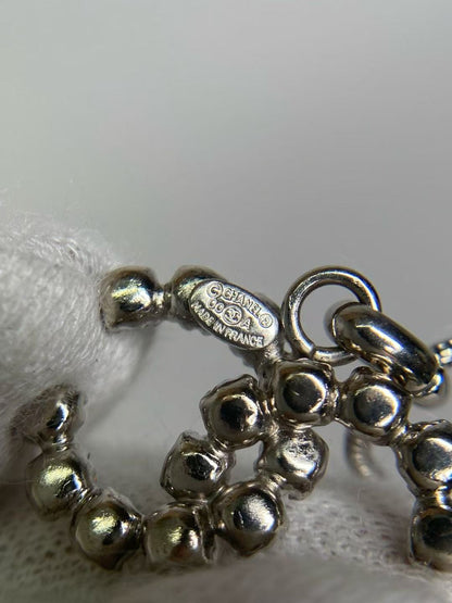 CHANEL ラインストーン ココマーク ペンダントネックレス｜00A