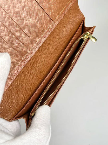 LOUIS VUITTON Monogram Bi-fold Long Wallet M66540