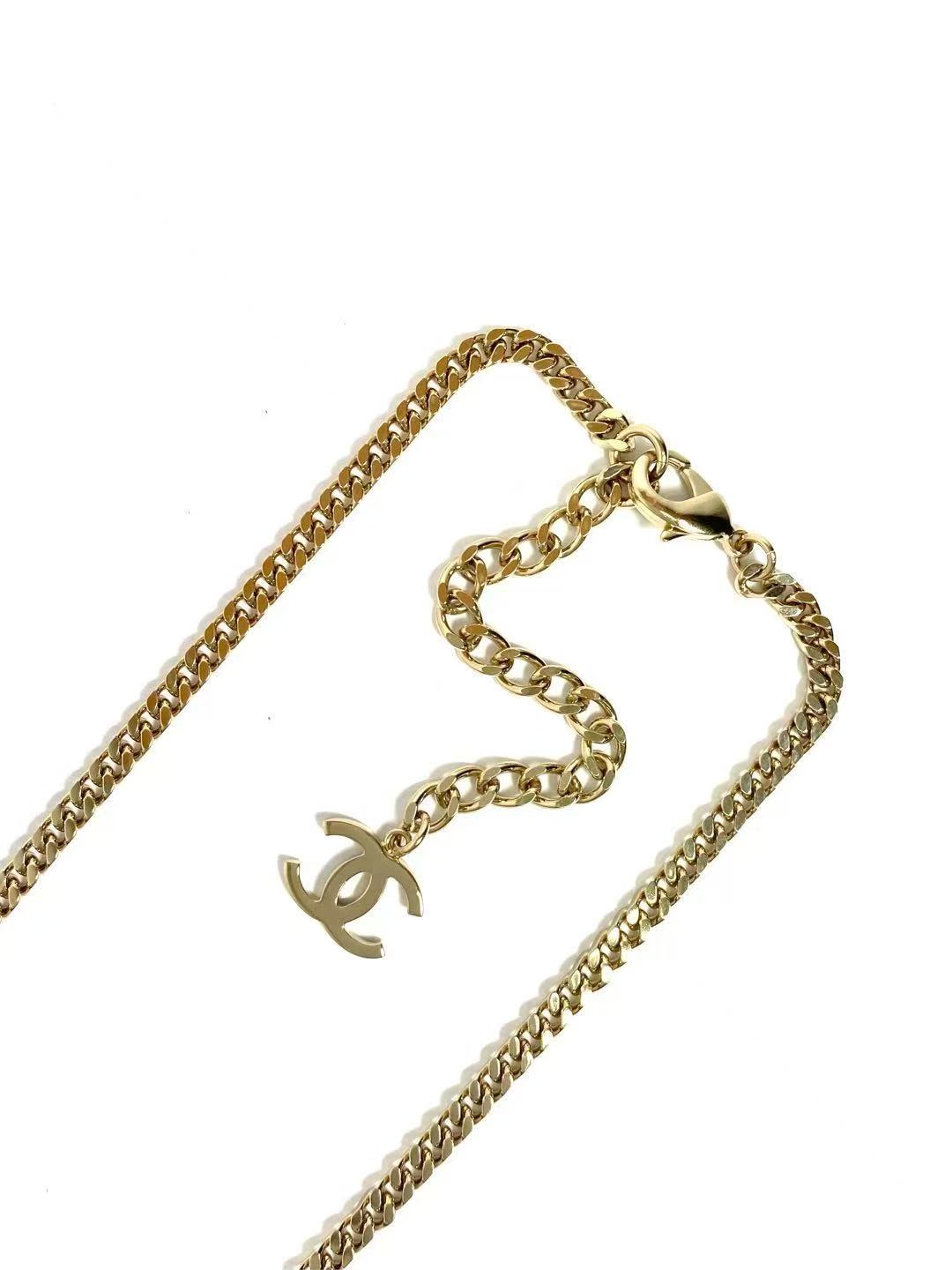 CHANEL 9logo ロングネックレス｜21A