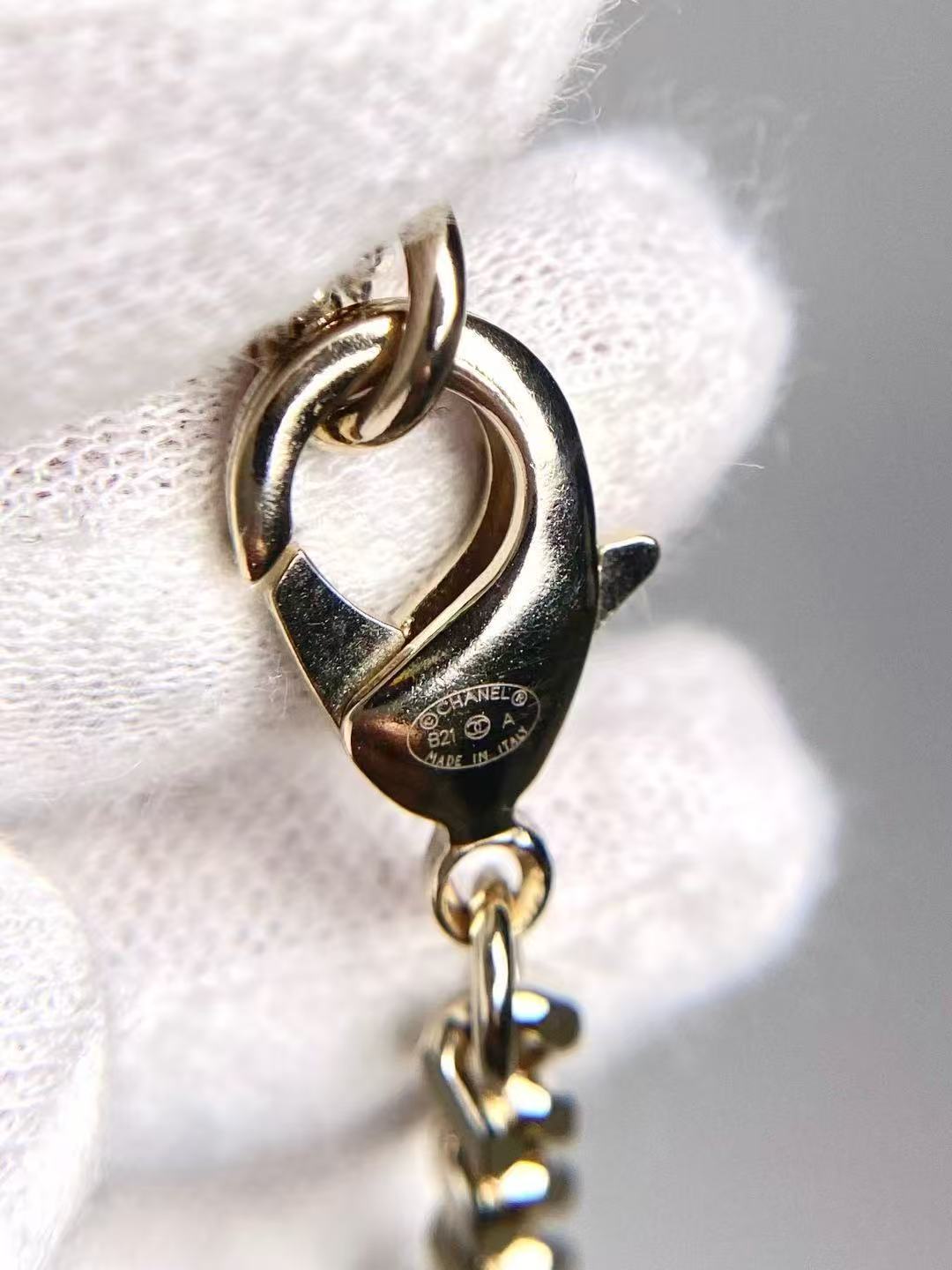 CHANEL 9logo ロングネックレス｜21A