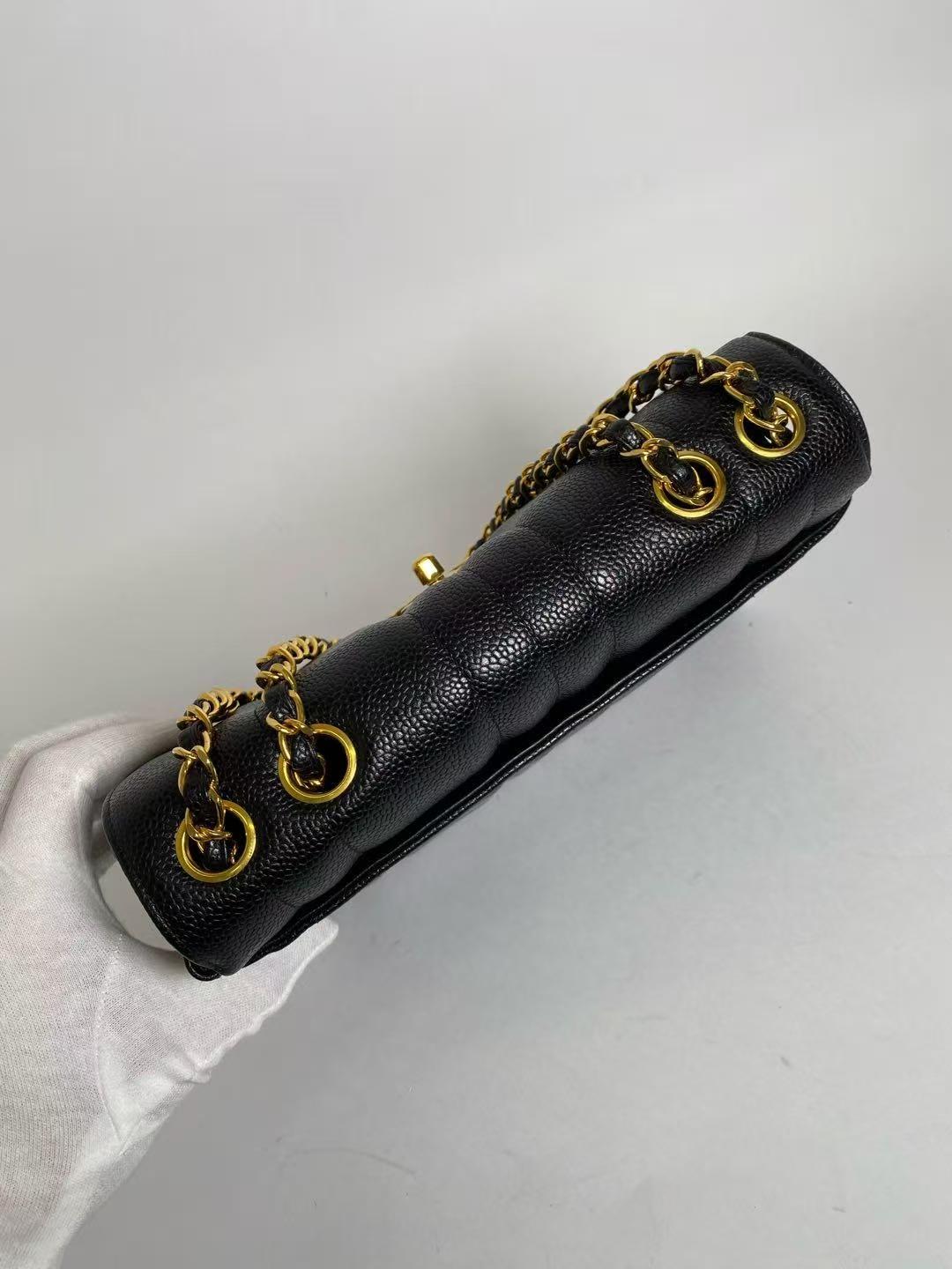 CHANEL Caviar Skin Flap Chain Bag | 3rd Series