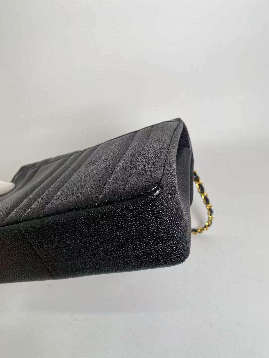 CHANEL Caviar Skin Flap Chain Bag | 3rd Series