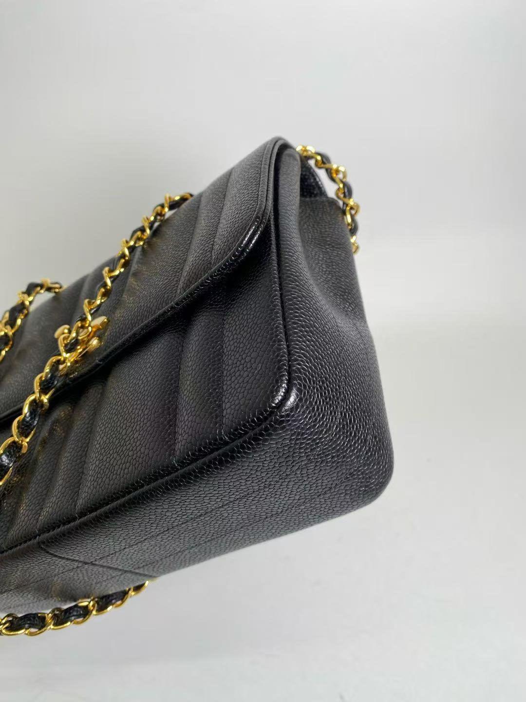 CHANEL Caviar Skin Flap Chain Bag | 3rd Series